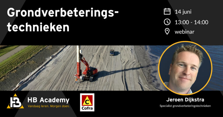 Webinar: Grondverbeteringstechniek (14 juni 2023)